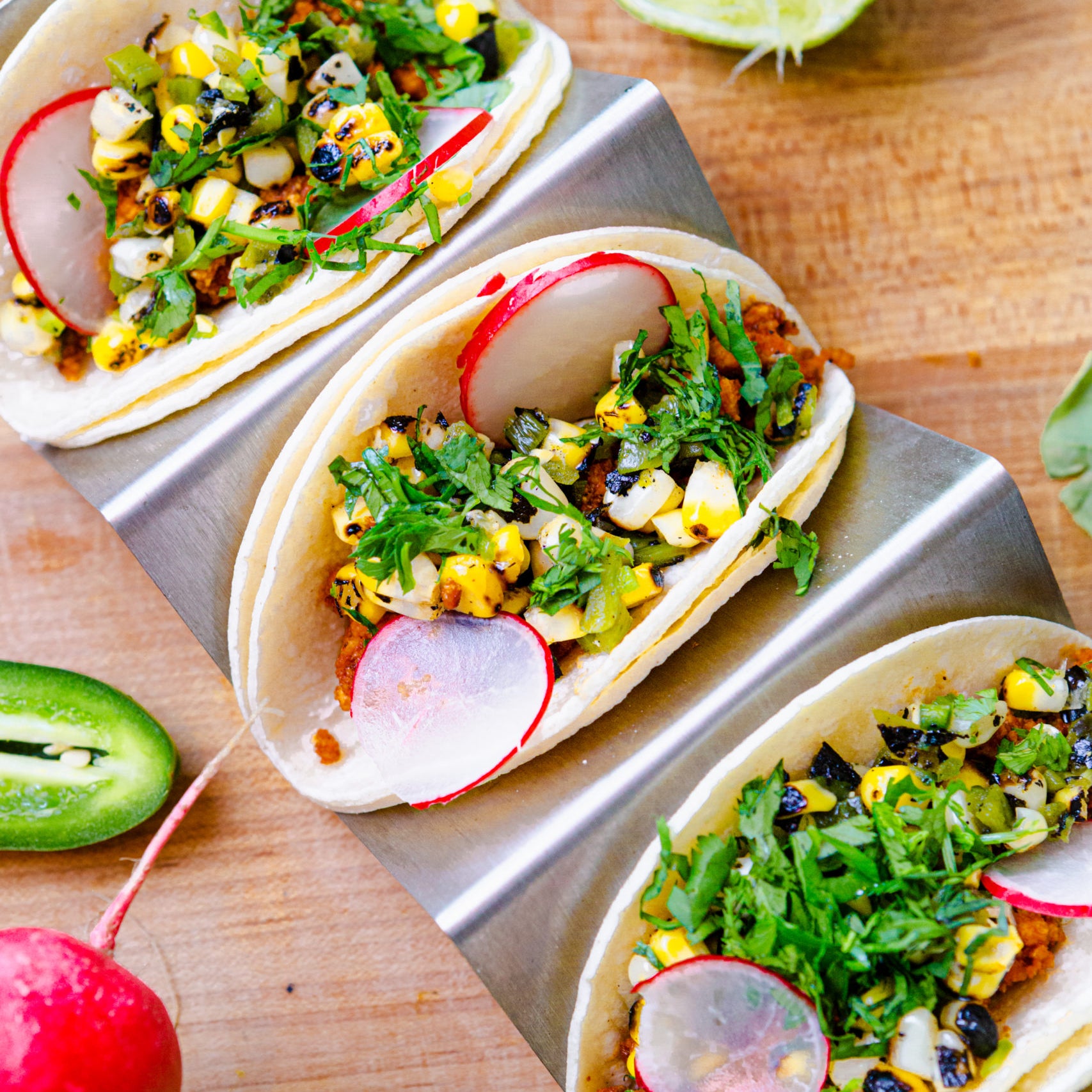 Chef Gabriel Lewis: Vegan Roasted Summer Corn Tacos