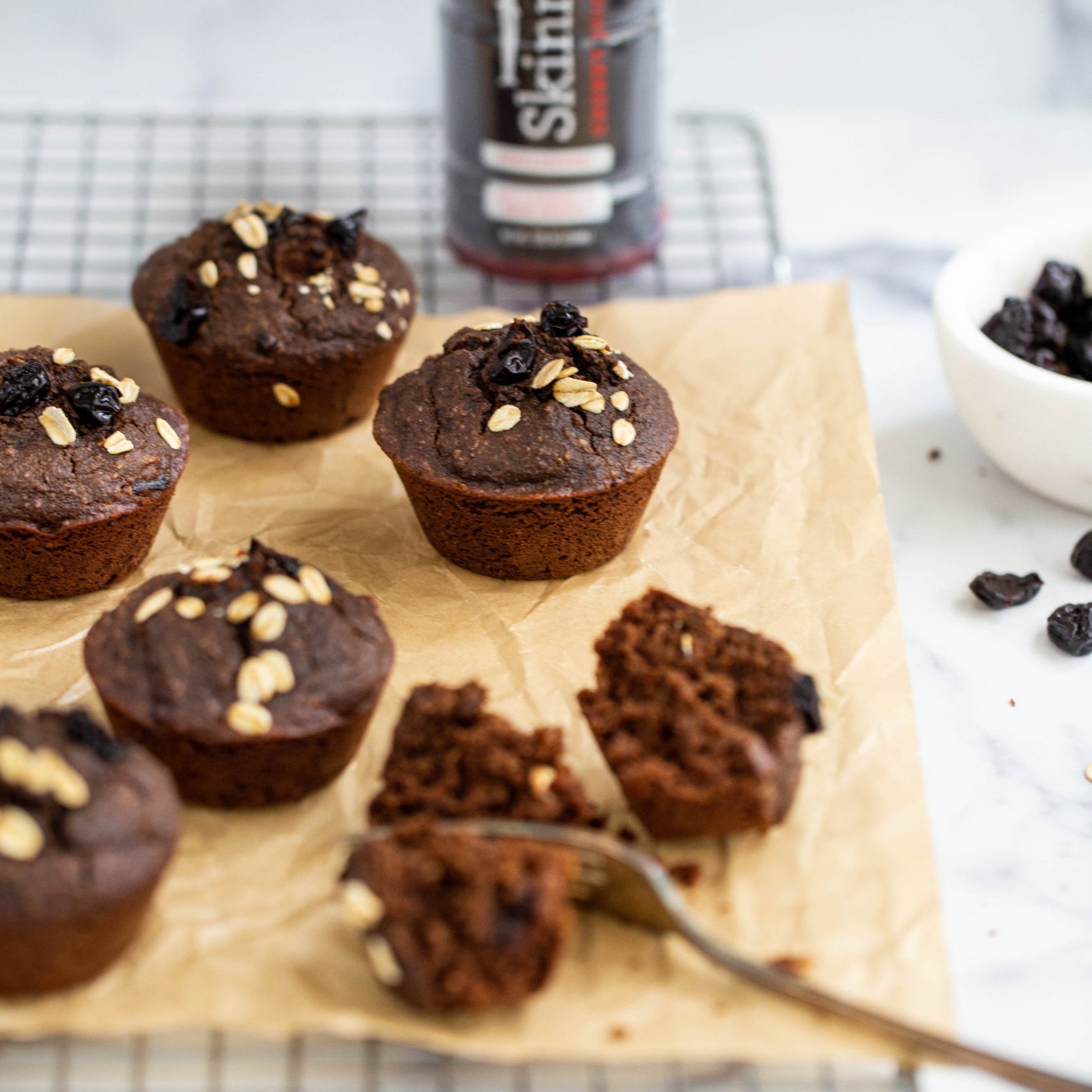 Mia Russo Stern: Chocolate Cherry Muffins