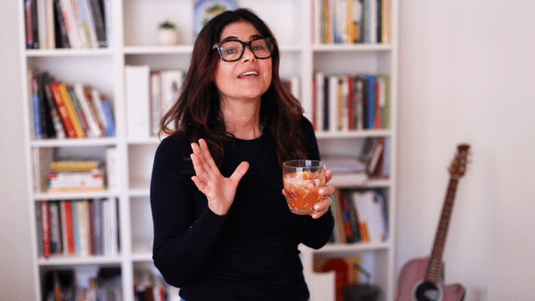 Mia Russo Stern: Festive Frosted Cranberry Cocktail