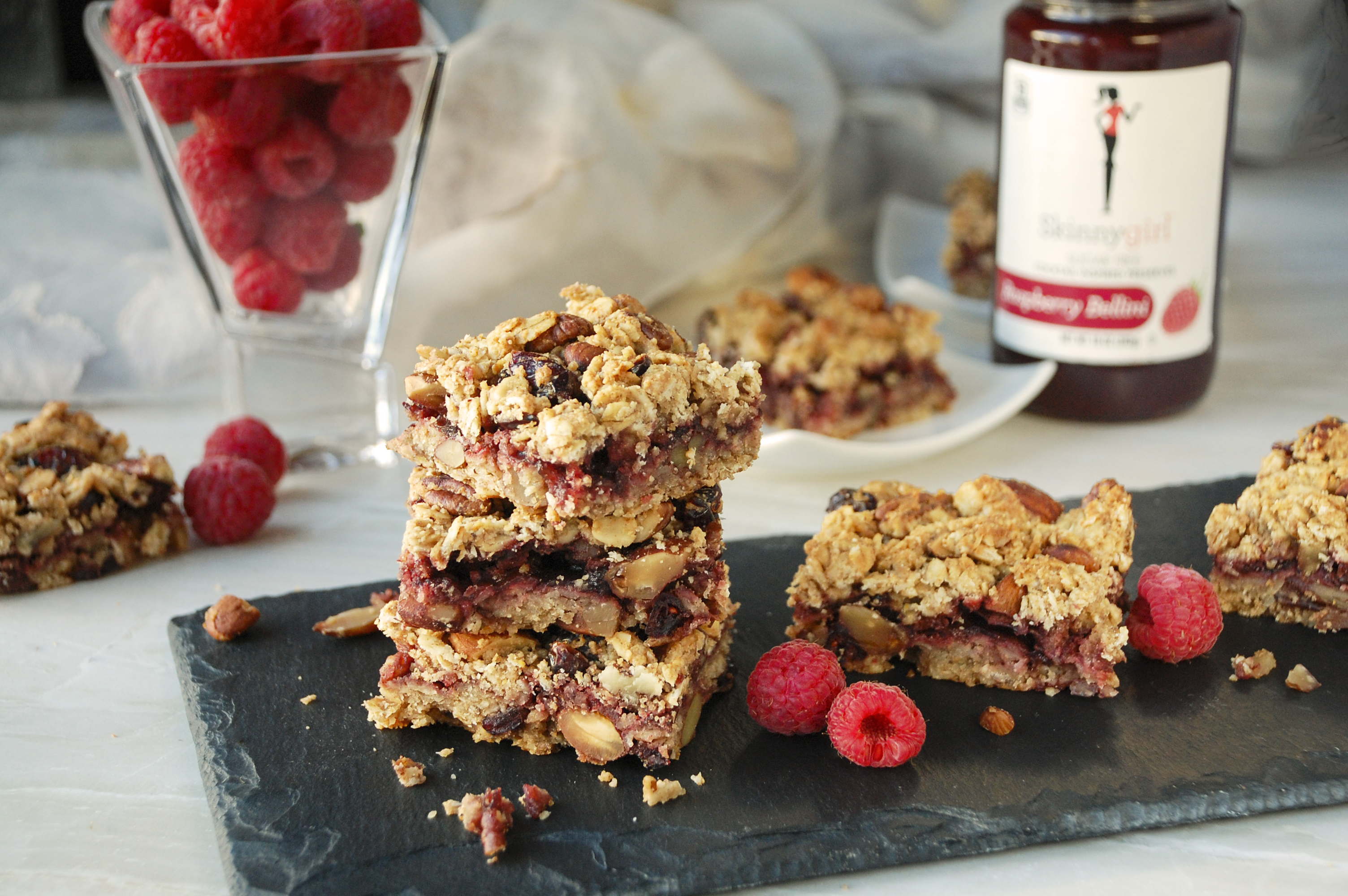 Skinnygirl Raspberry Bellini Granola Bar Squares