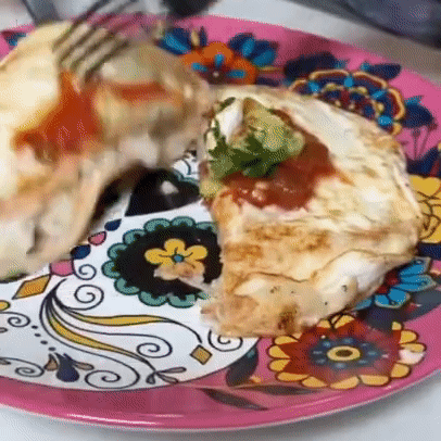 Fluffy Tortilla Egg Surprise