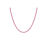 Lab Grown Red Ruby Tennis Necklace