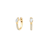 Taylor Lab Diamond Huggie Earrings