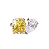 Moi et toi birthstone rings