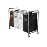 Laundry Hamper Sorter Cart