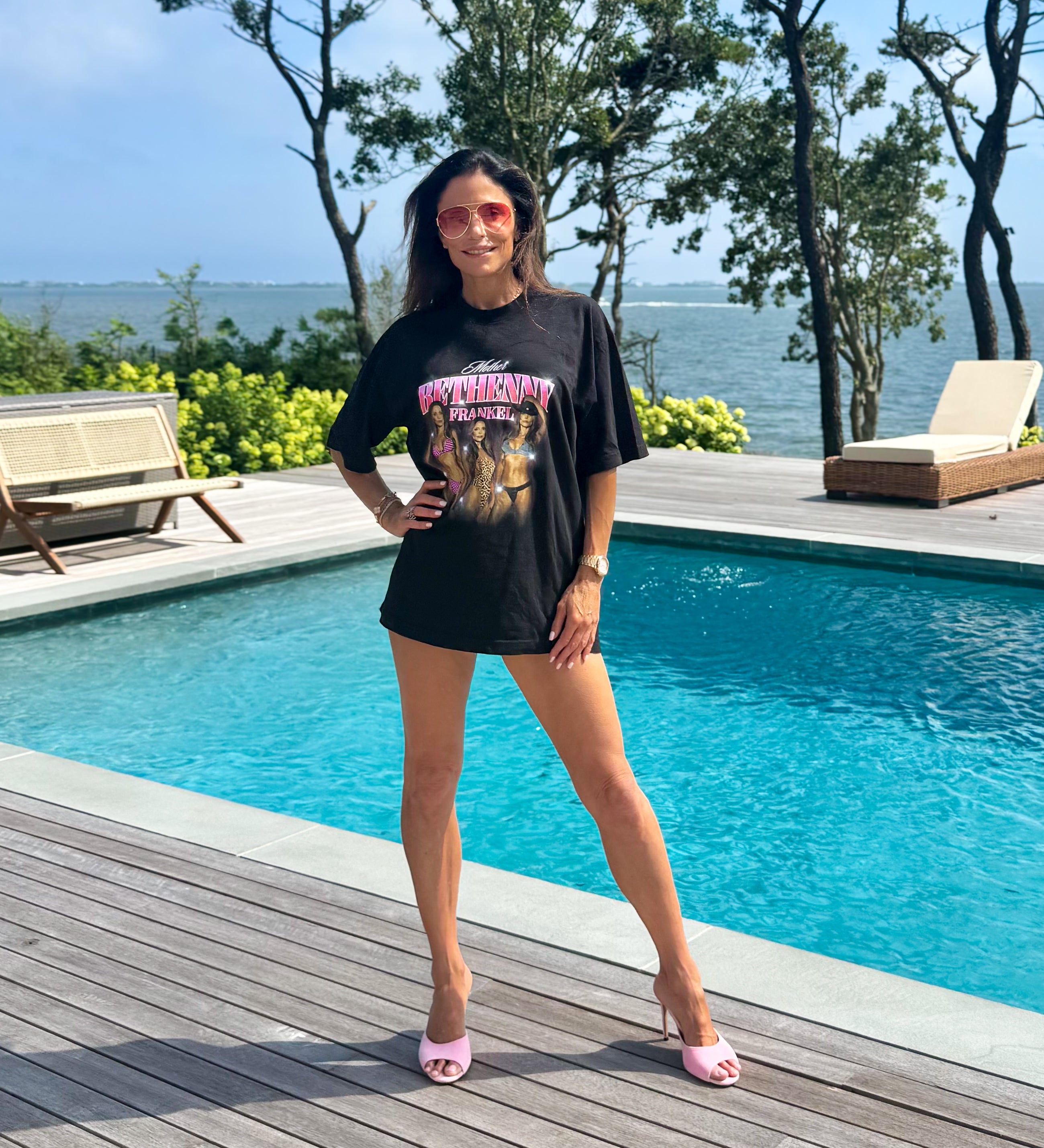 supermodel, concert t-shirt, bethenny frankel