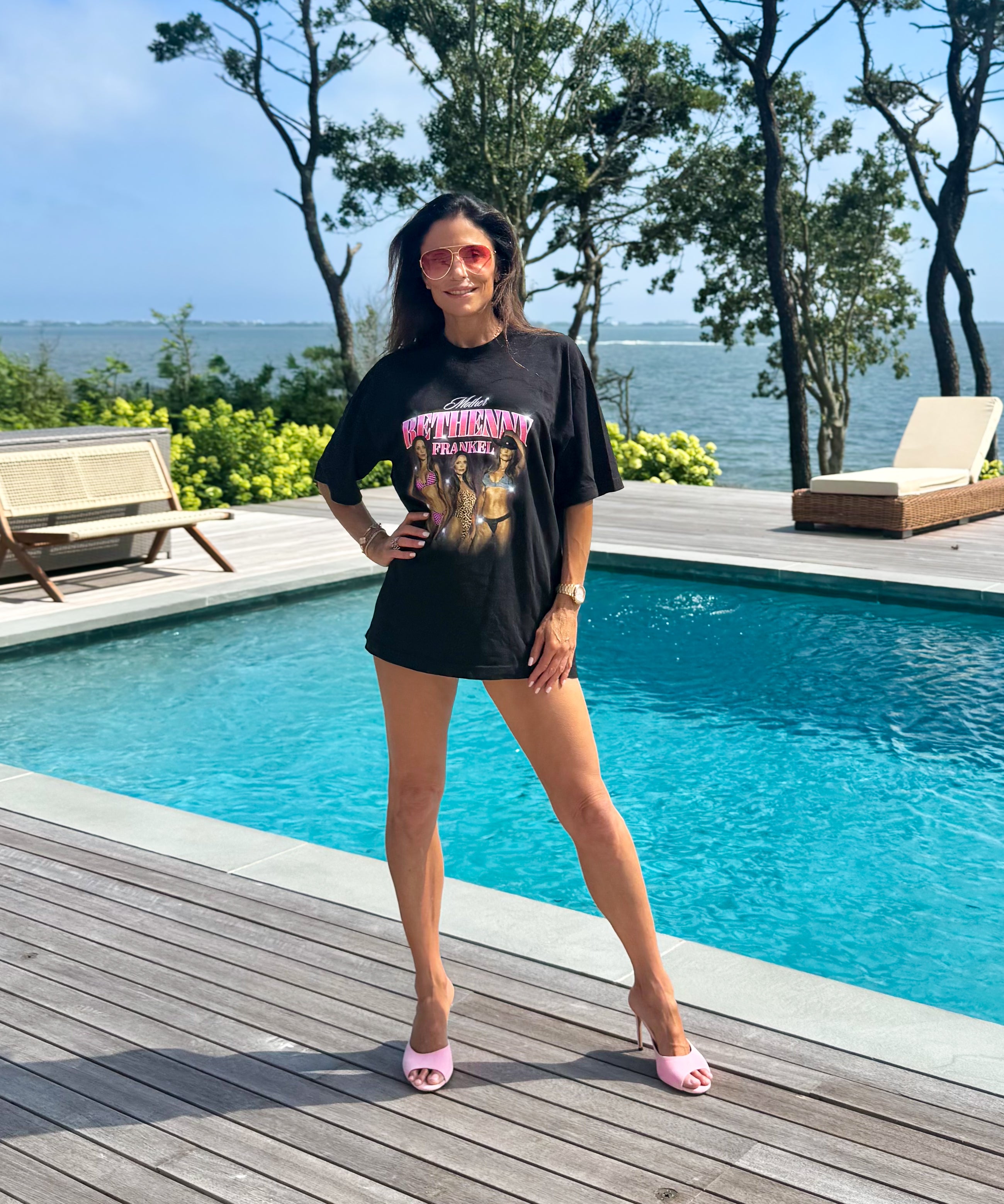 supermodel, concert t-shirt, bethenny frankel